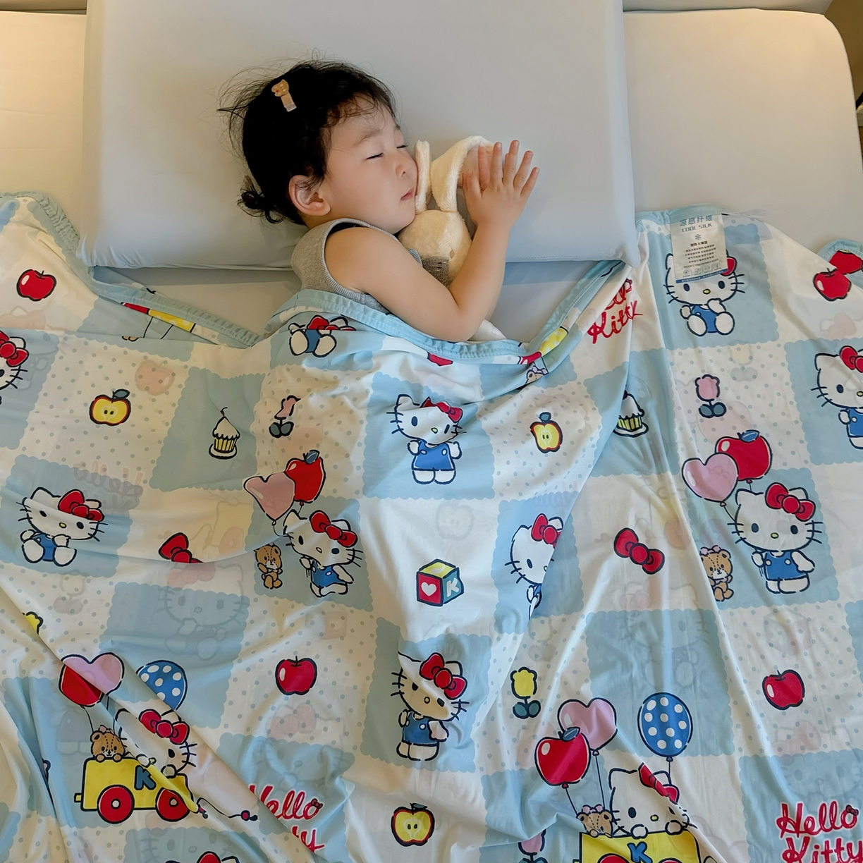 兜米家居 2026新款A类母婴级三丽鸥凉感毯 KT猫