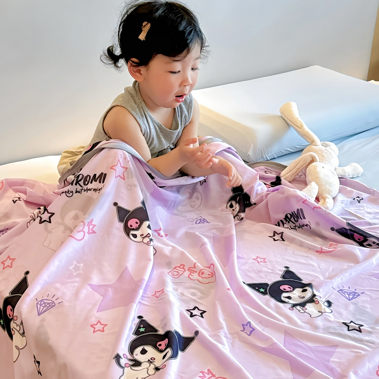 91家纺网 家纺一手货源 找家纺 （总）兜米家居 2026新款A类母婴级三丽鸥凉感毯