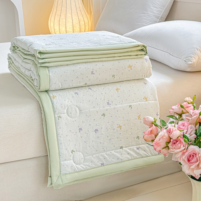 好欣怡家纺 2026新款110克云柔棉被子50%新疆棉花夏被冬被被芯直播首选（含检测报告） 蝶恋-夏被