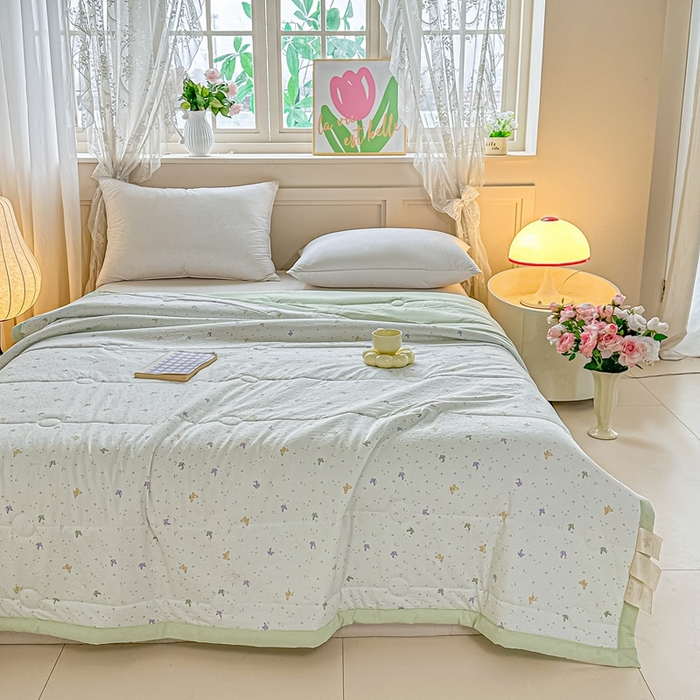 91家纺网 家纺一手货源 找家纺 好欣怡家纺 2026新款110克云柔棉被子50%新疆棉花夏被冬被被芯直播首选（含检测报告） 蝶恋-夏被