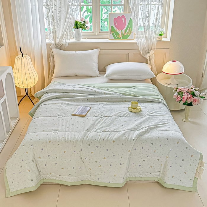 91家纺网 家纺一手货源 找家纺 好欣怡家纺 2026新款110克云柔棉被子50%新疆棉花夏被冬被被芯直播首选（含检测报告） 蝶恋-夏被