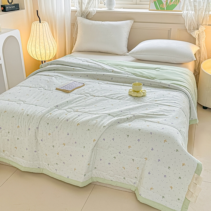 91家纺网 家纺一手货源 找家纺 好欣怡家纺 2026新款110克云柔棉被子50%新疆棉花夏被冬被被芯直播首选（含检测报告） 蝶恋-夏被