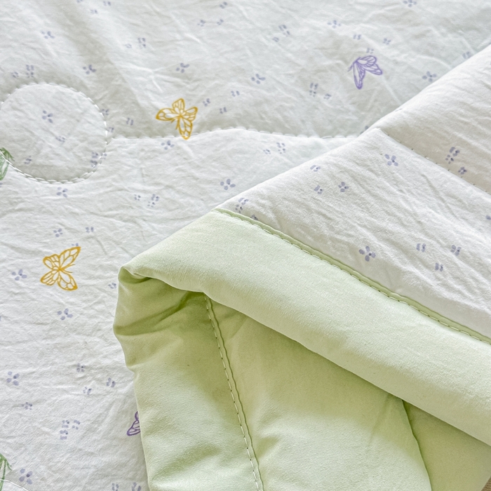 91家纺网 家纺一手货源 找家纺 好欣怡家纺 2026新款110克云柔棉被子50%新疆棉花夏被冬被被芯直播首选（含检测报告） 蝶恋-夏被