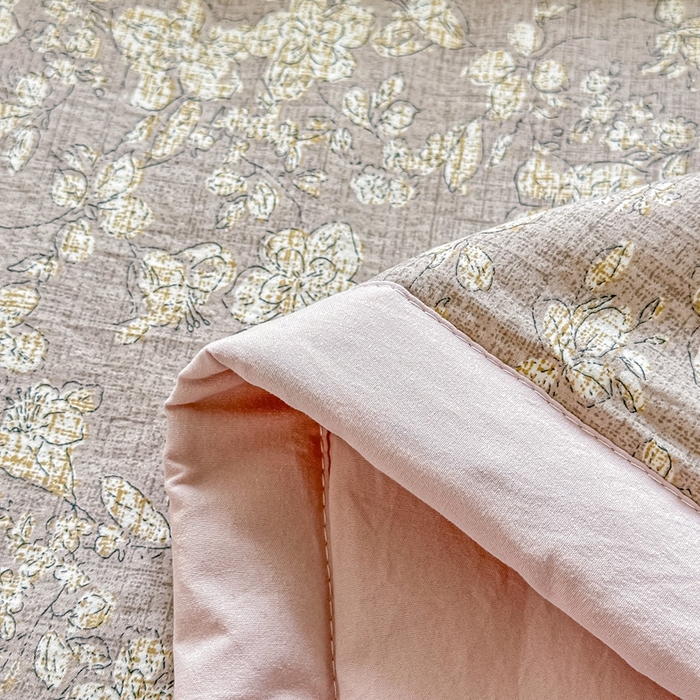 91家纺网 家纺一手货源 找家纺 好欣怡家纺 2026新款110克云柔棉被子50%新疆棉花夏被冬被被芯直播首选（含检测报告） 花漾-夏被