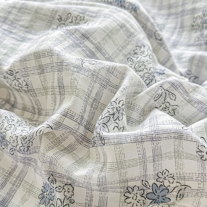 91家纺网 家纺一手货源 找家纺 好欣怡家纺 2026新款110克云柔棉被子50%新疆棉花夏被冬被被芯直播首选（含检测报告） 铃兰花-夏被