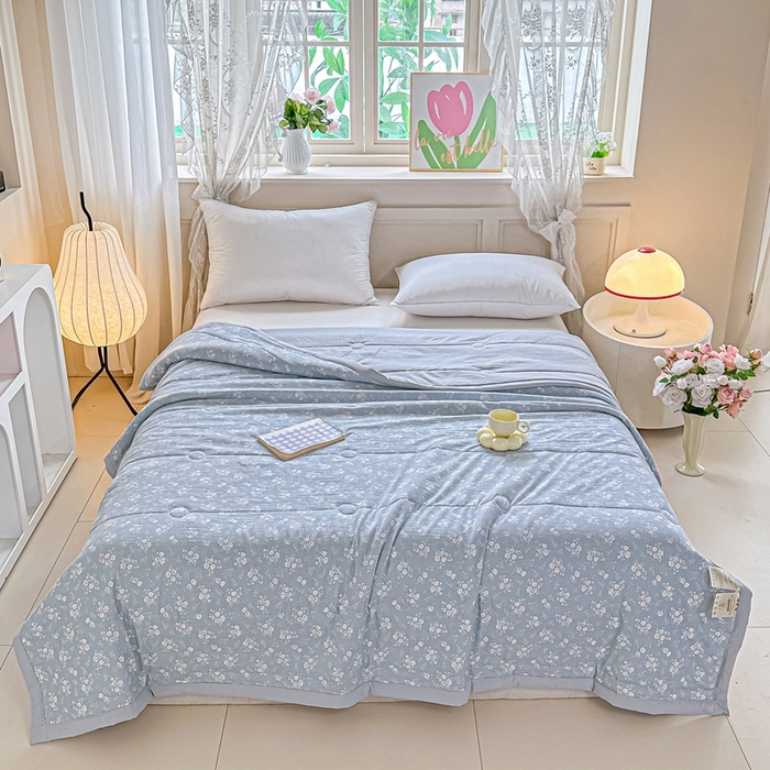 91家纺网 家纺一手货源 找家纺 好欣怡家纺 2026新款110克云柔棉被子50%新疆棉花夏被冬被被芯直播首选（含检测报告） 铃瑶-夏被