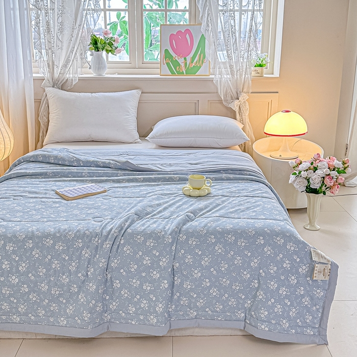 91家纺网 家纺一手货源 找家纺 好欣怡家纺 2026新款110克云柔棉被子50%新疆棉花夏被冬被被芯直播首选（含检测报告） 铃瑶-夏被