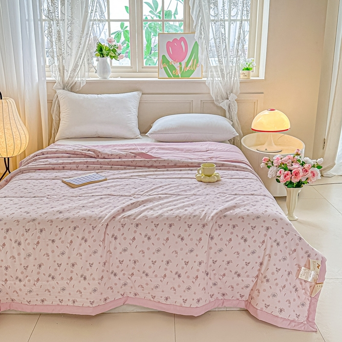 91家纺网 家纺一手货源 找家纺 好欣怡家纺 2026新款110克云柔棉被子50%新疆棉花夏被冬被被芯直播首选（含检测报告） 甜茶-夏被