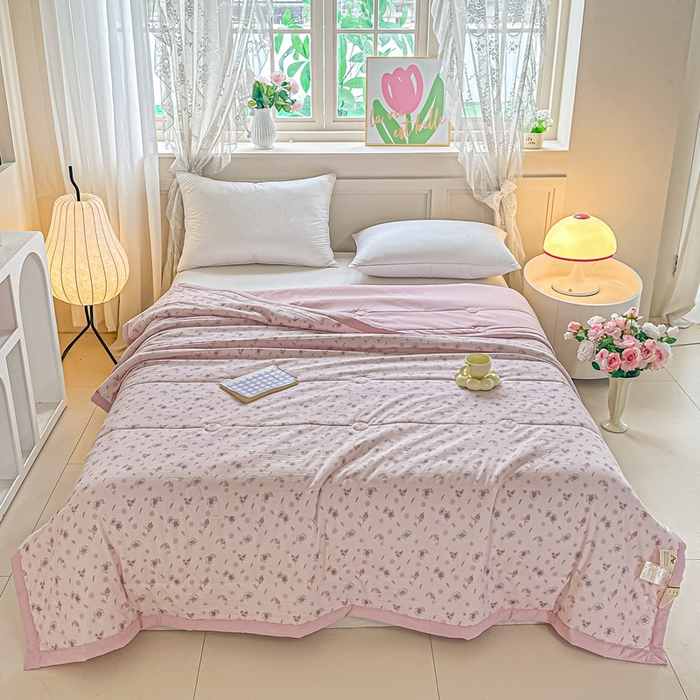 91家纺网 家纺一手货源 找家纺 好欣怡家纺 2026新款110克云柔棉被子50%新疆棉花夏被冬被被芯直播首选（含检测报告） 甜茶-夏被