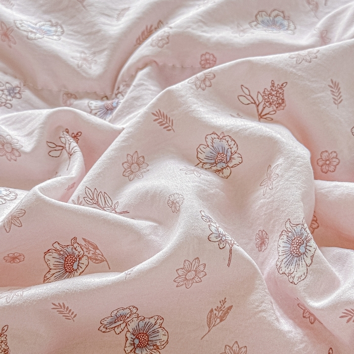 91家纺网 家纺一手货源 找家纺 好欣怡家纺 2026新款110克云柔棉被子50%新疆棉花夏被冬被被芯直播首选（含检测报告） 甜茶-夏被