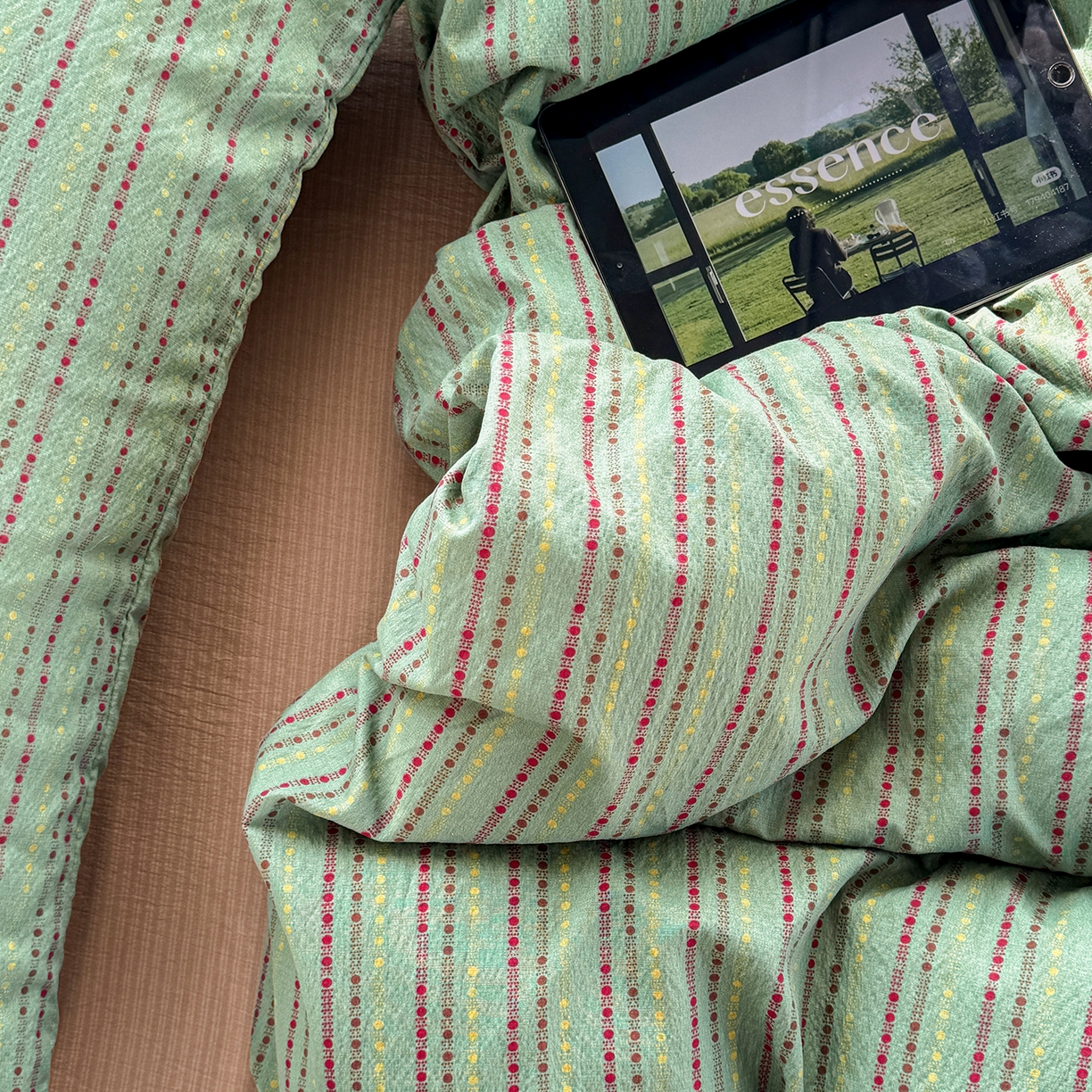 91家纺网 家纺一手货源 找家纺 （总）多品家纺 2026年奶呼呼云感双层纱四件套