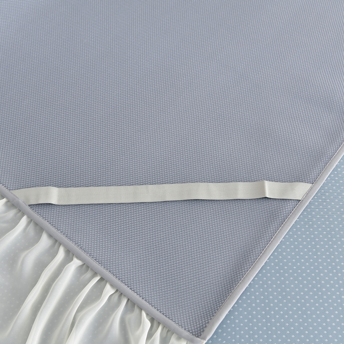 91家纺网 家纺一手货源 找家纺 （总）小牛席业 2026新款满天星凉感冰丝席黑边床裙凉席席子系列