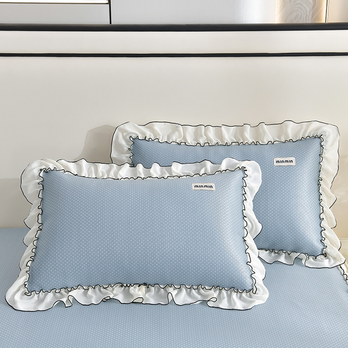 91家纺网 家纺一手货源 找家纺 （总）小牛席业 2026新款满天星凉感冰丝席黑边床裙凉席席子系列