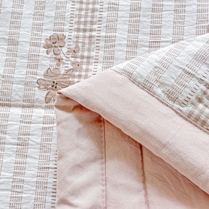 91家纺网 家纺一手货源 找家纺 好欣怡家纺 2026新款110克云柔棉被子50%新疆棉花夏被冬被被芯直播首选（含检测报告） 甜静-夏被