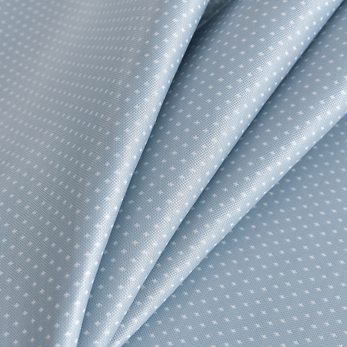 91家纺网 家纺一手货源 找家纺 小牛席业 2026新款满天星凉感冰丝席黑边床裙凉席席子系列 满天星凉感席黑边床裙款-蓝色