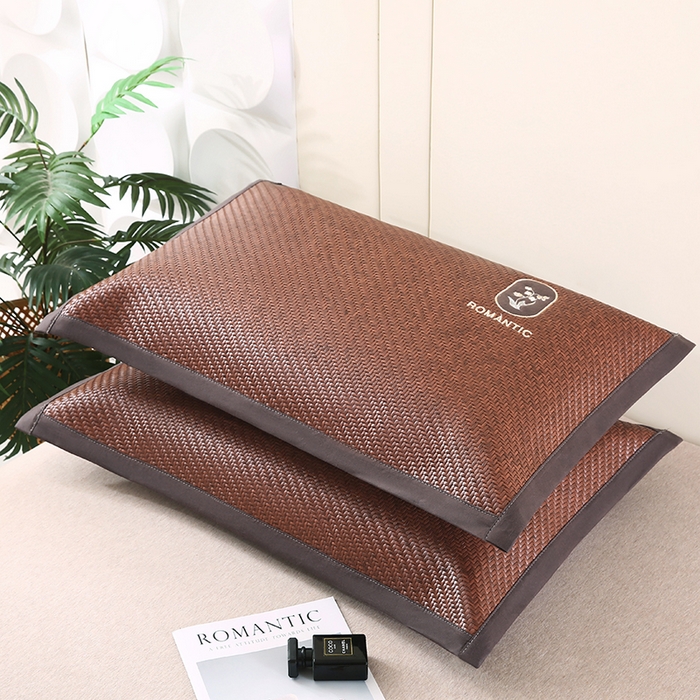 91家纺网 家纺一手货源 找家纺 （总）小牛席业 2026新款霸王藤夏凉枕套单件枕套单品单枕套【铃兰】