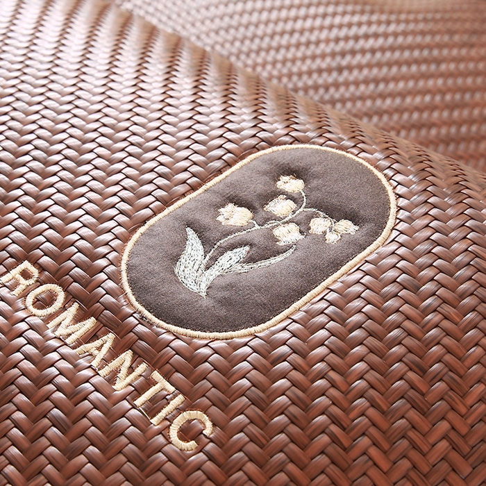 91家纺网 家纺一手货源 找家纺 （总）小牛席业 2026新款霸王藤夏凉枕套单件枕套单品单枕套【铃兰】