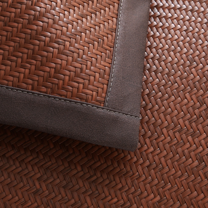 91家纺网 家纺一手货源 找家纺 小牛席业 2026新款霸王藤夏凉枕套单件枕套单品单枕套【铃兰】 霸王藤-幸运铃兰枕套（咖色）