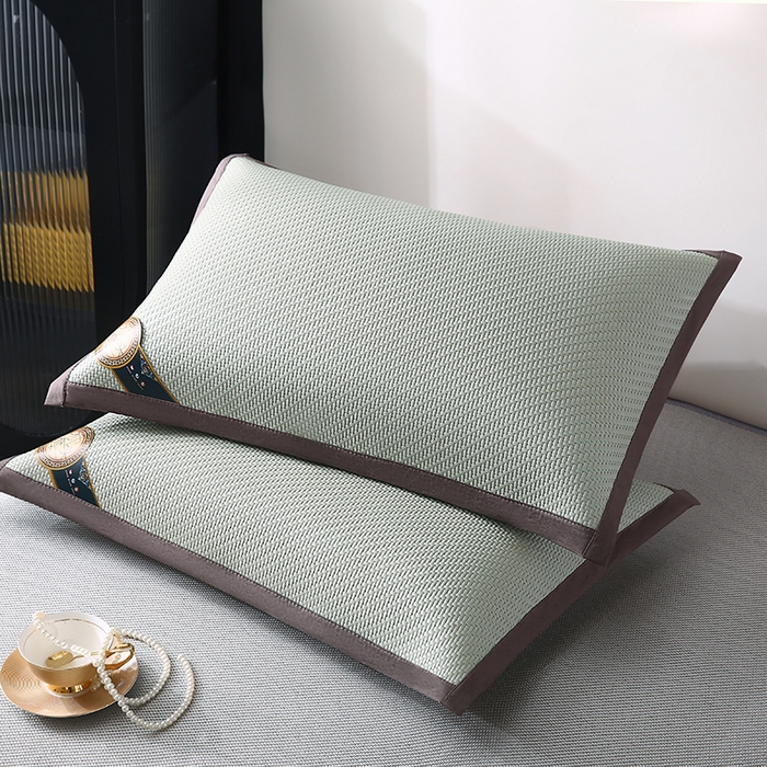 91家纺网 家纺一手货源 找家纺 （总）小牛席业 2026新款角标-PE冷感霸王藤夏凉枕套单件枕套单品单枕套系列（压花款）