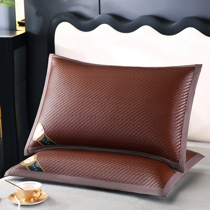 91家纺网 家纺一手货源 找家纺 （总）小牛席业 2026新款角标-PE冷感霸王藤夏凉枕套单件枕套单品单枕套系列（压花款）