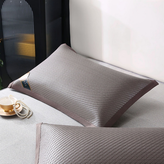 91家纺网 家纺一手货源 找家纺 （总）小牛席业 2026新款角标-PE冷感霸王藤夏凉枕套单件枕套单品单枕套系列（压花款）