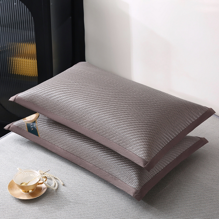 91家纺网 家纺一手货源 找家纺 （总）小牛席业 2026新款角标-PE冷感霸王藤夏凉枕套单件枕套单品单枕套系列（压花款）