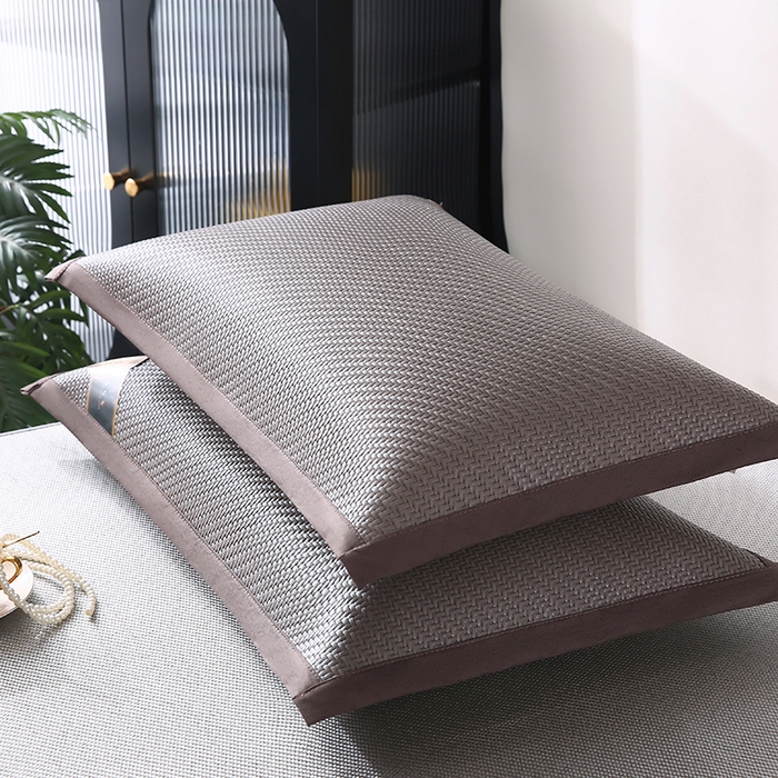 91家纺网 家纺一手货源 找家纺 （总）小牛席业 2026新款角标-PE冷感霸王藤夏凉枕套单件枕套单品单枕套系列（压花款）