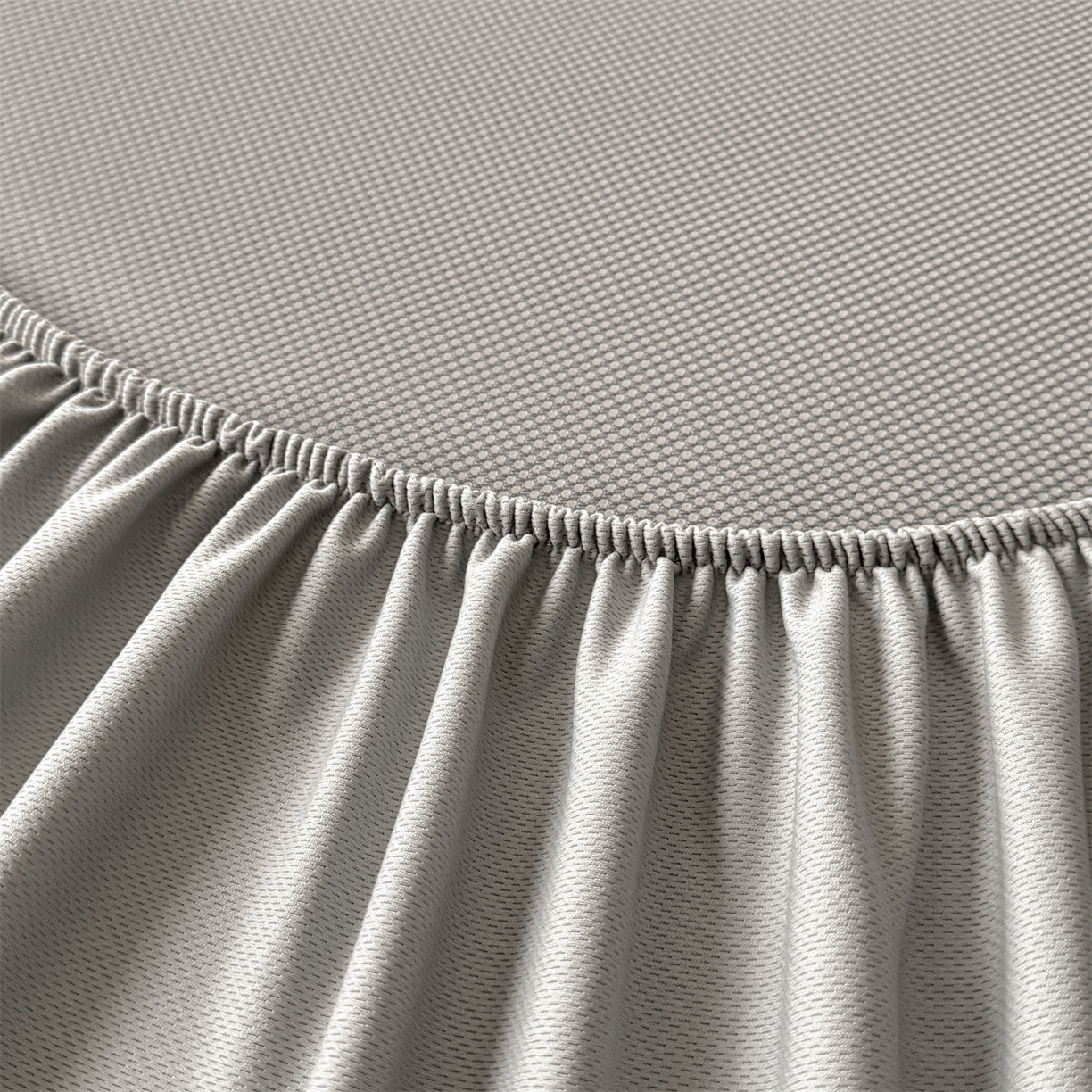 91家纺网 家纺一手货源 找家纺 居易简 2026新款刺绣实拍爆款凉豆豆凉席100%PE乙伦绣花可水洗床席席子-床笠款 蝶韵 冰云粉-床笠款