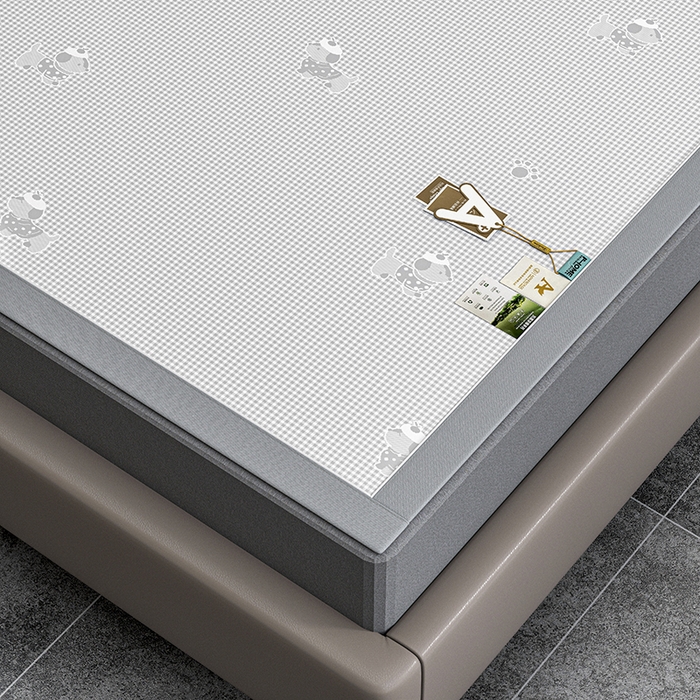 91家纺网 家纺一手货源 找家纺 （总）小牛席业 2026新款【建模风格】双PE高凉感-腊肠狗格纹提花冰丝席平铺款凉席席子藤席冰藤席