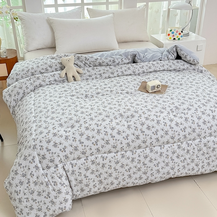 91家纺网 家纺一手货源 找家纺 好欣怡家纺 2026新款110克云柔棉被子50%新疆棉花夏被冬被被芯直播首选（含检测报告） 花町-冬被