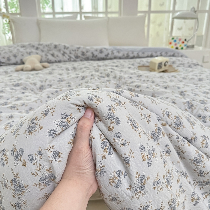 91家纺网 家纺一手货源 找家纺 好欣怡家纺 2026新款110克云柔棉被子50%新疆棉花夏被冬被被芯直播首选（含检测报告） 花町-冬被