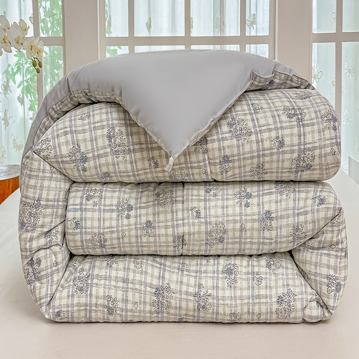 好欣怡家纺 2026新款110克云柔棉被子50%新疆棉花夏被冬被被芯直播首选（含检测报告） 铃兰花-冬被