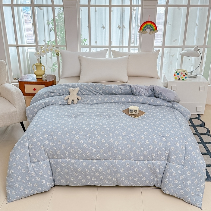 91家纺网 家纺一手货源 找家纺 好欣怡家纺 2026新款110克云柔棉被子50%新疆棉花夏被冬被被芯直播首选（含检测报告） 铃瑶-冬被