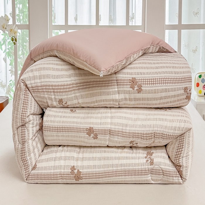 好欣怡家纺 2026新款110克云柔棉被子50%新疆棉花夏被冬被被芯直播首选（含检测报告） 甜静-冬被