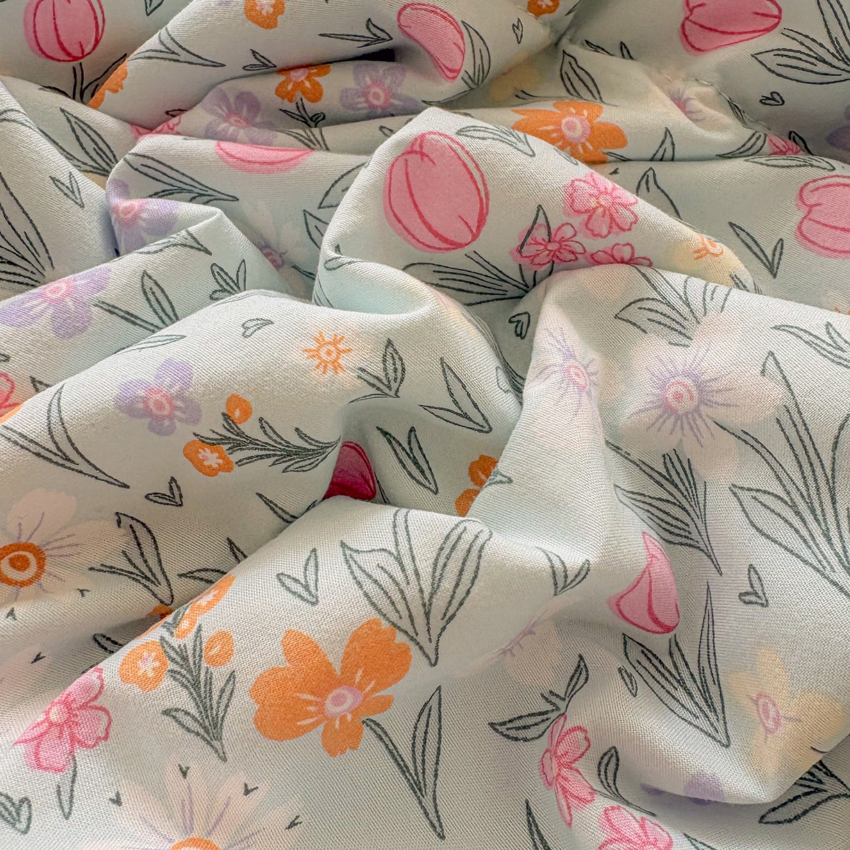 91家纺网 家纺一手货源 找家纺 宜梦家居 2026新款水洗棉皱皱纱夏被夏凉被空调被 国色天香