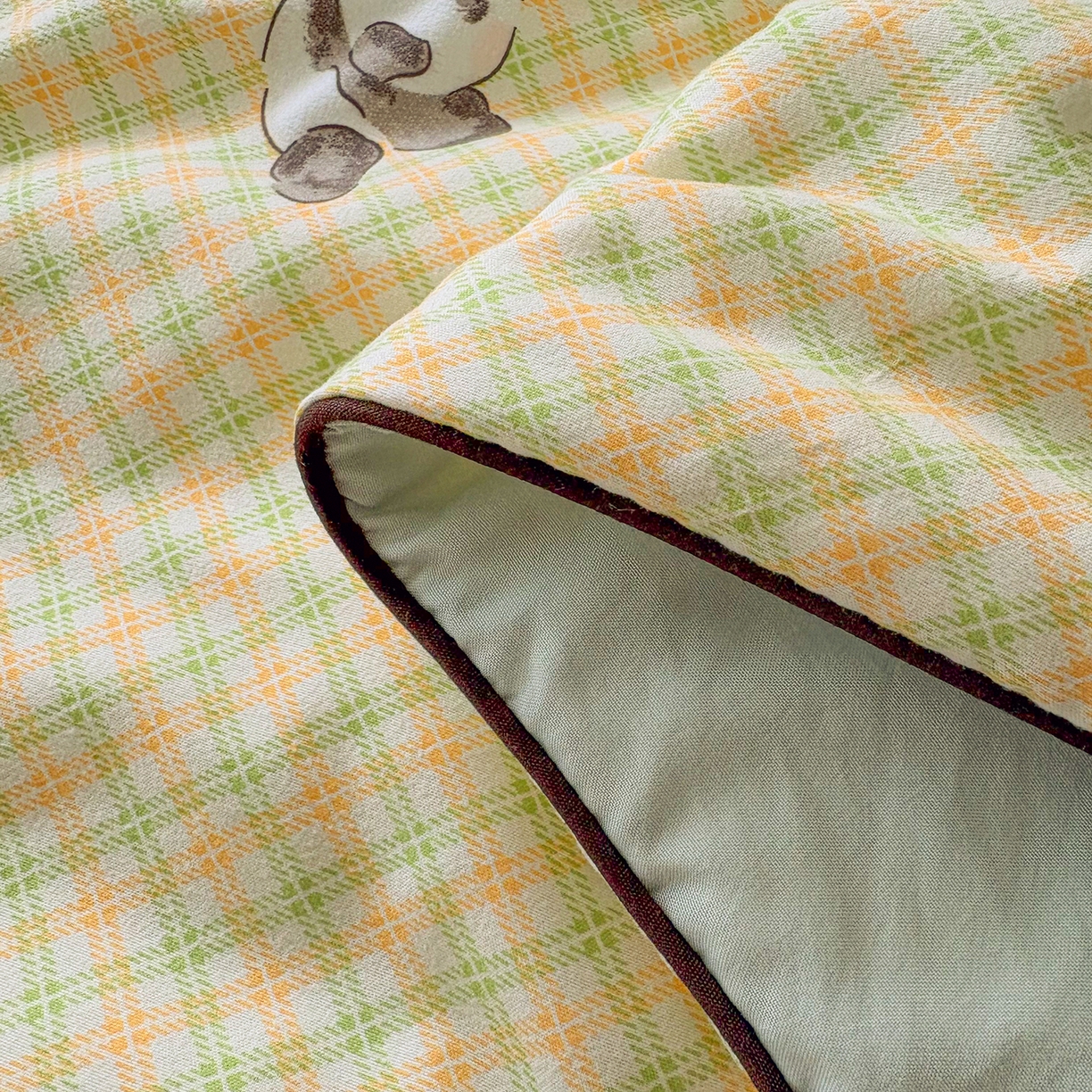 91家纺网 家纺一手货源 找家纺 宜梦家居 2026新款水洗棉皱皱纱夏被夏凉被空调被 熊猫乐园