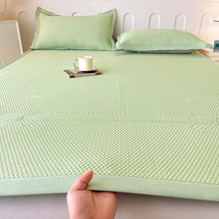 91家纺网 家纺一手货源 找家纺 （总）月茶家纺 2026新款单边羊羔绒床垫垫子