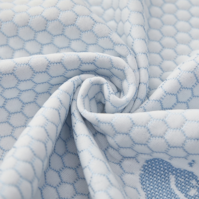 91家纺网 家纺一手货源 找家纺 翎盈家纺 2026新款夏季卡通凉感冰豆豆枕巾可水洗枕头巾单枕巾枕巾单件 卡皮巴拉蓝