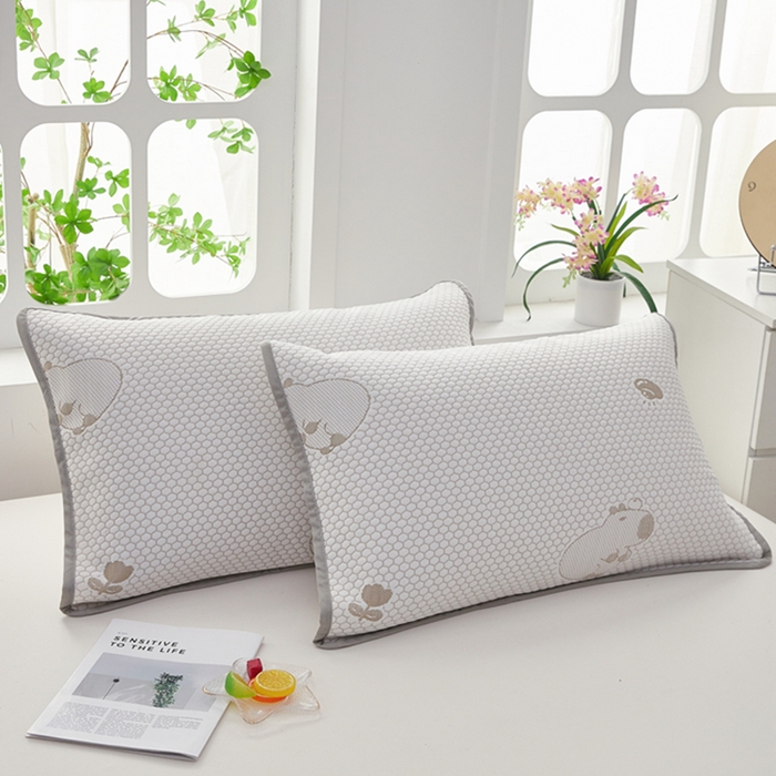 91家纺网 家纺一手货源 找家纺 翎盈家纺 2026新款夏季卡通凉感冰豆豆枕巾可水洗枕头巾单枕巾枕巾单件 卡皮巴拉咖