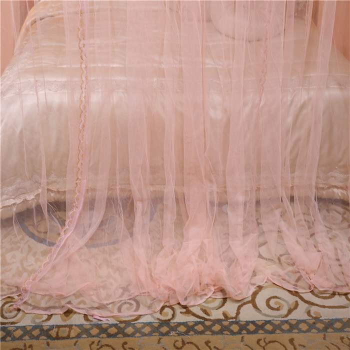 91家纺网 家纺一手货源 找家纺 冉美家纺 2026春夏新款防尘款宫廷蚊帐-叶语 叶语-玉色