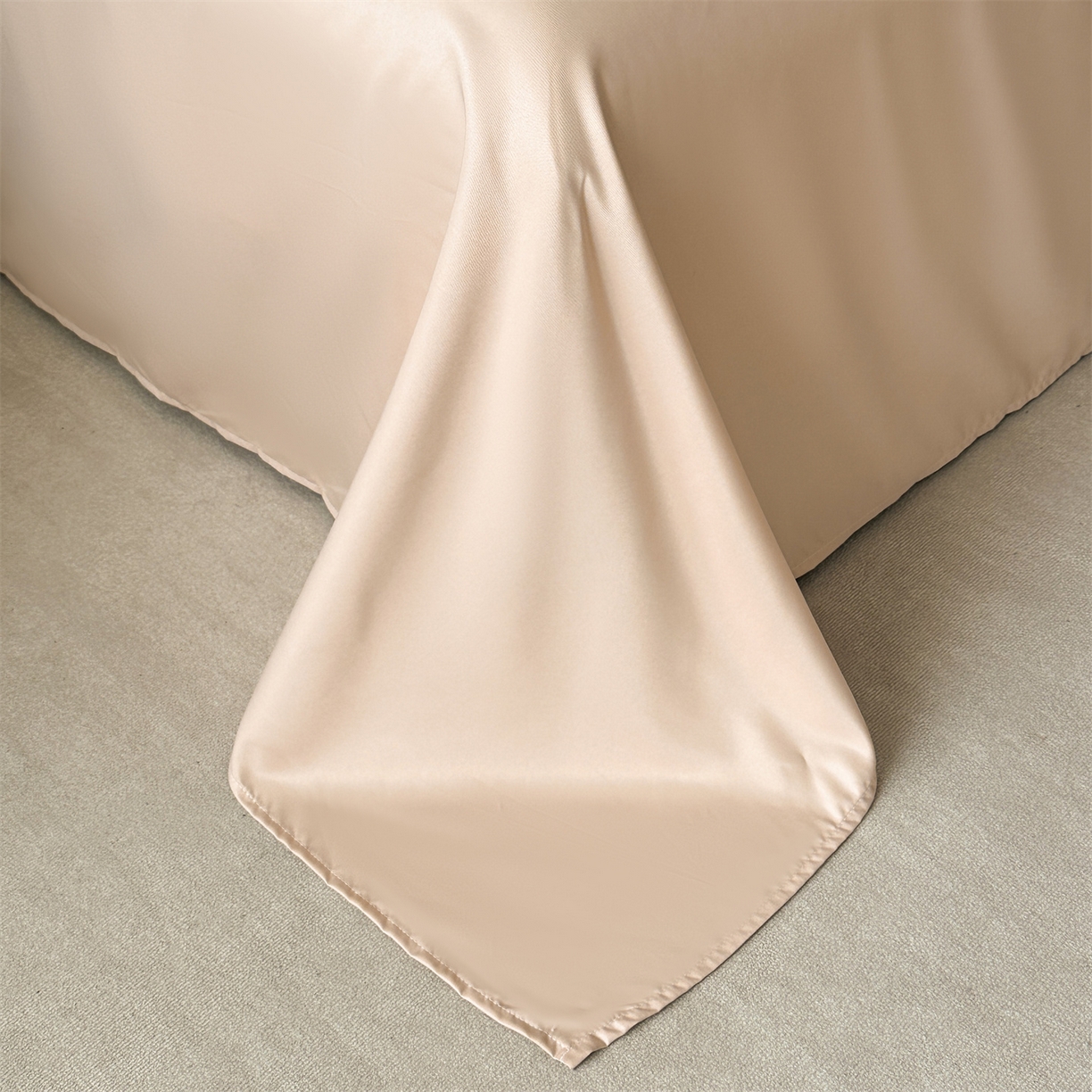 91家纺网 家纺一手货源 找家纺 经年 2026春夏新款亲肤棉加厚磨毛刺绣四件套-缪斯 缪斯-香槟