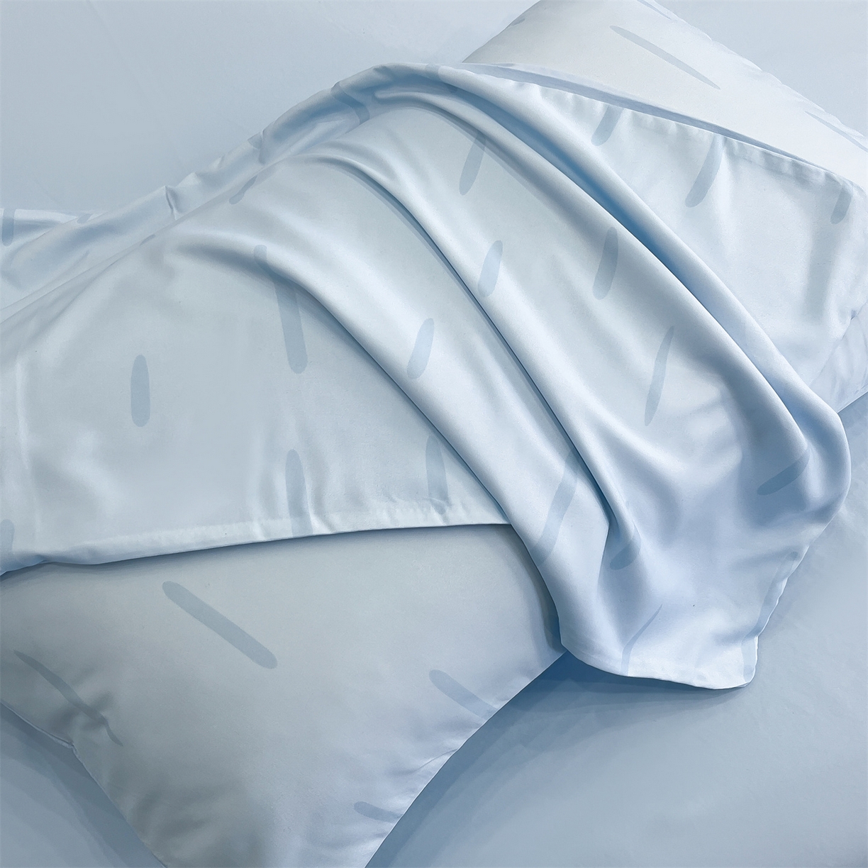 91家纺网 家纺一手货源 找家纺 经年 2026春夏新款亲肤棉加厚磨毛数码印花四件套-流星 流星-蓝