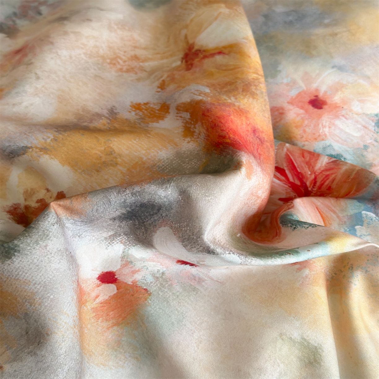 91家纺网 家纺一手货源 找家纺 经年 2026春夏新款亲肤棉加厚磨毛数码印花四件套-倾城 倾城-粉