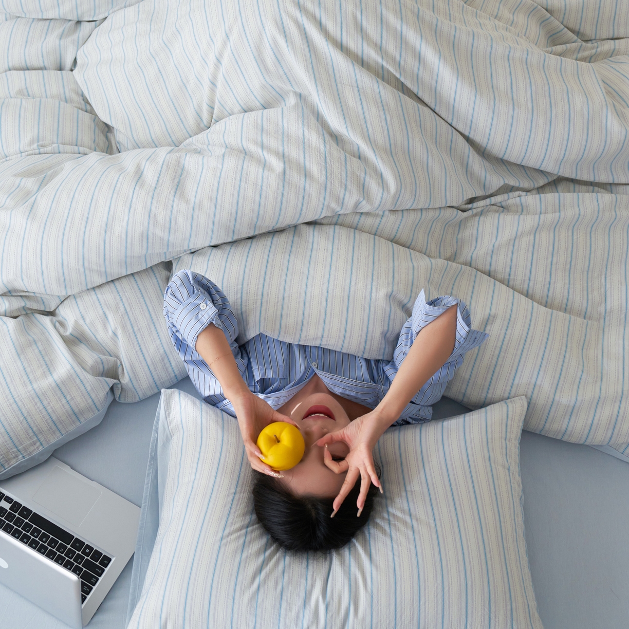 91家纺网 家纺一手货源 找家纺 （总）如一 2026新款色织小提花条纹全棉纯棉水洗棉四件套