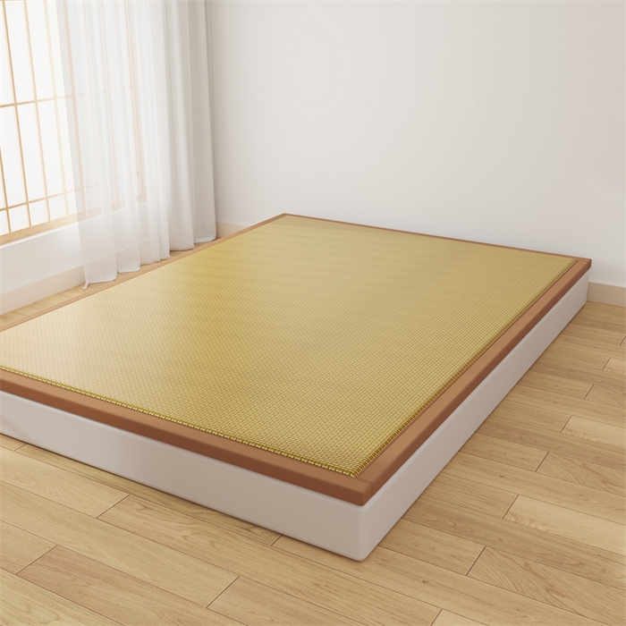 91家纺网 家纺一手货源 找家纺 缦吉 2026新款多功能凉席地垫凉感冰藤席地铺神器凉席地垫睡垫系列 竹韵高升