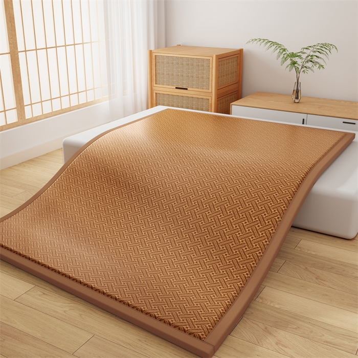 91家纺网 家纺一手货源 找家纺 （总）缦吉 2026新款多功能凉席地垫凉感冰藤席地铺神器凉席地垫睡垫系列