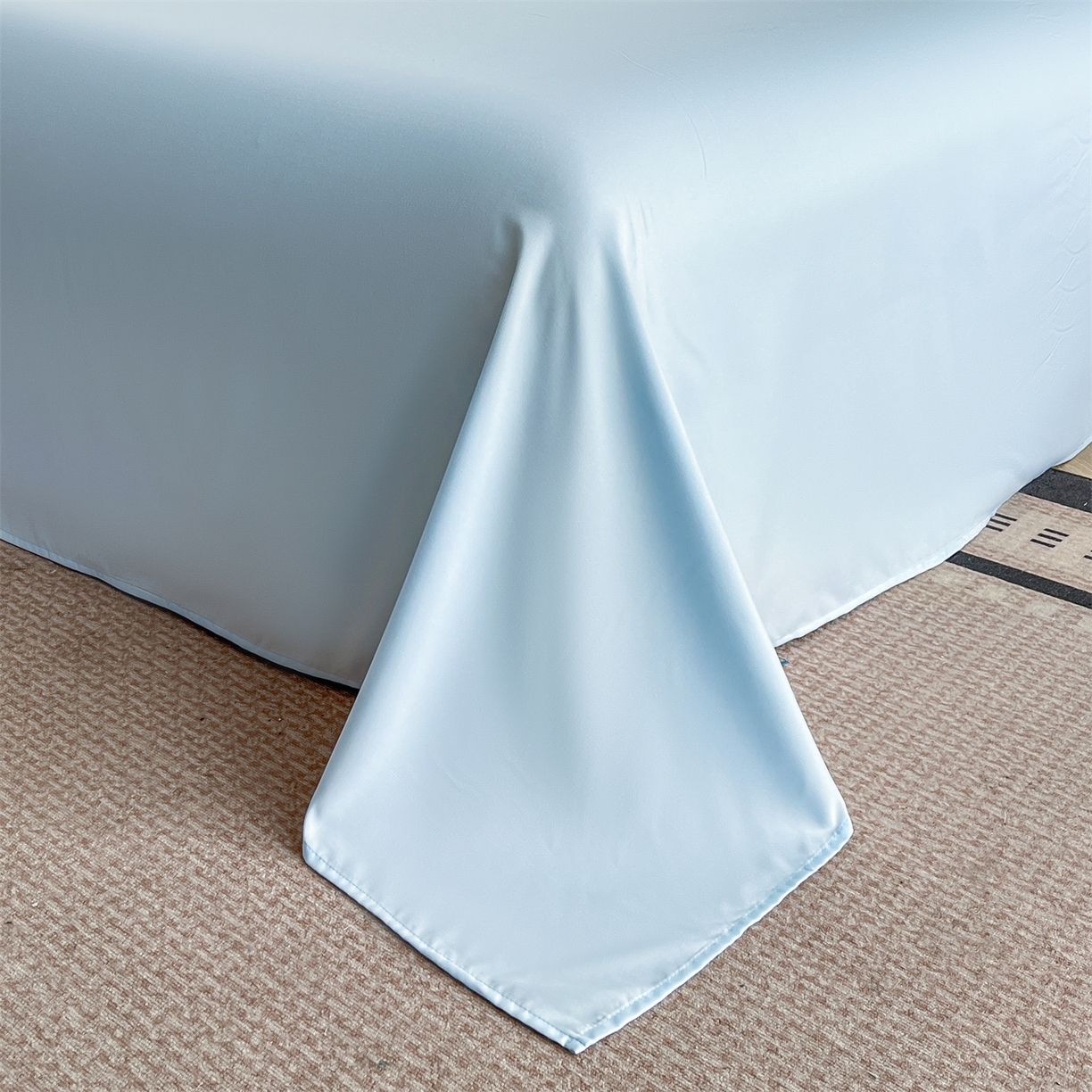 91家纺网 家纺一手货源 找家纺 经年 2026春夏新款云朵棉刺绣四件套-一见倾心 一见倾心-以太兰