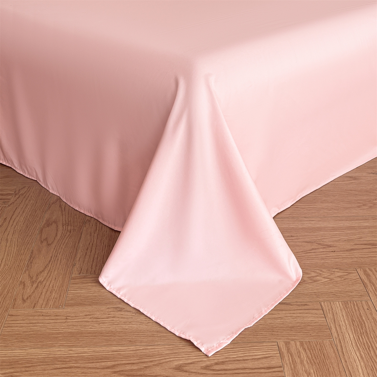 91家纺网 家纺一手货源 找家纺 经年 2026春夏新款云朵棉刺绣四件套-约定 约定-粉玉