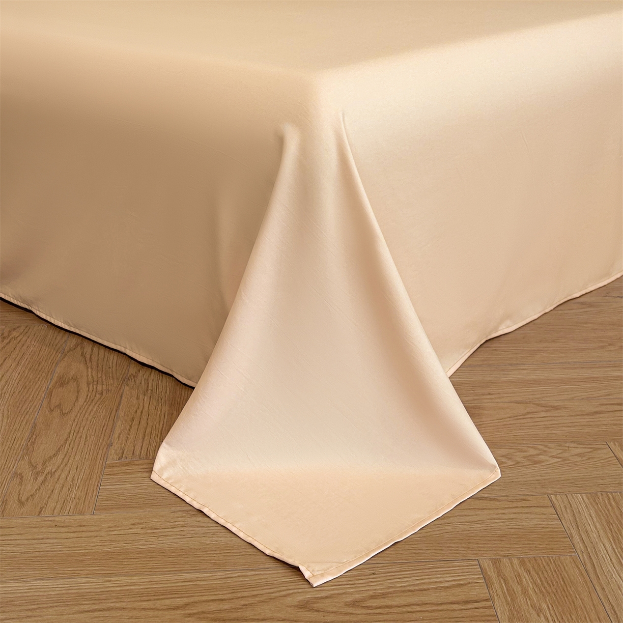 91家纺网 家纺一手货源 找家纺 经年 2026春夏新款云朵棉刺绣四件套-约定 约定-香槟