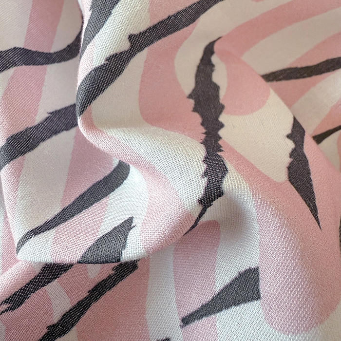 91家纺网 家纺一手货源 找家纺 宅家居 2026新款A类轻法式复古赫本风印花纯棉有氧双层纱花边斑马纹黑色韩式花边四件套 斑马纹-粉色